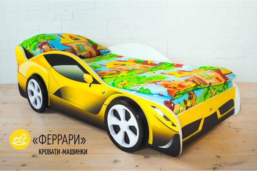 Детская дизайн кровать машина